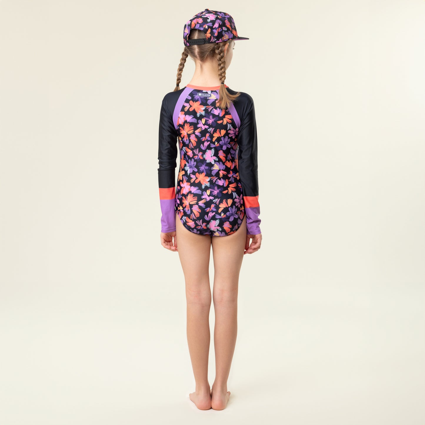 Maillot UV une-pièce Filles Noir