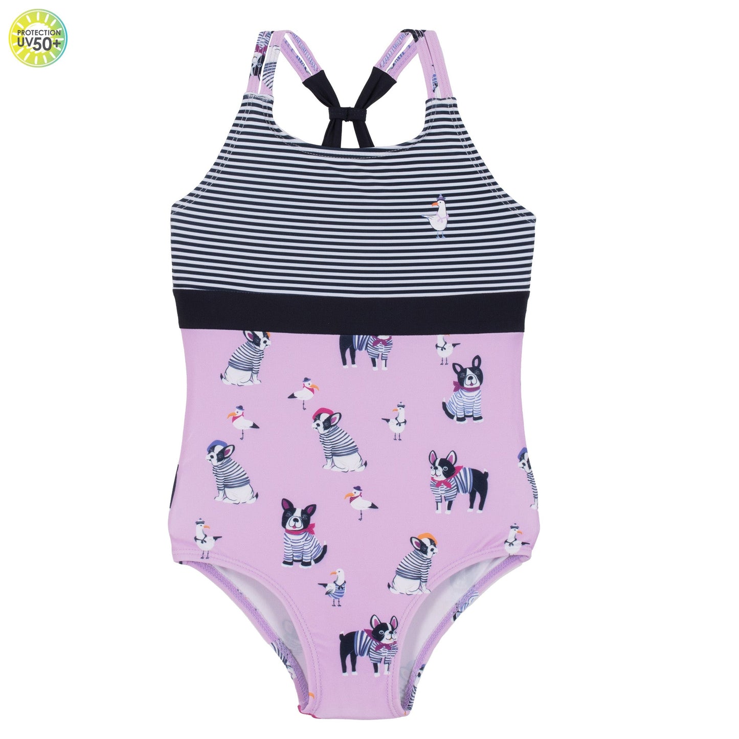Maillot UV une-pièce Filles Lilas
