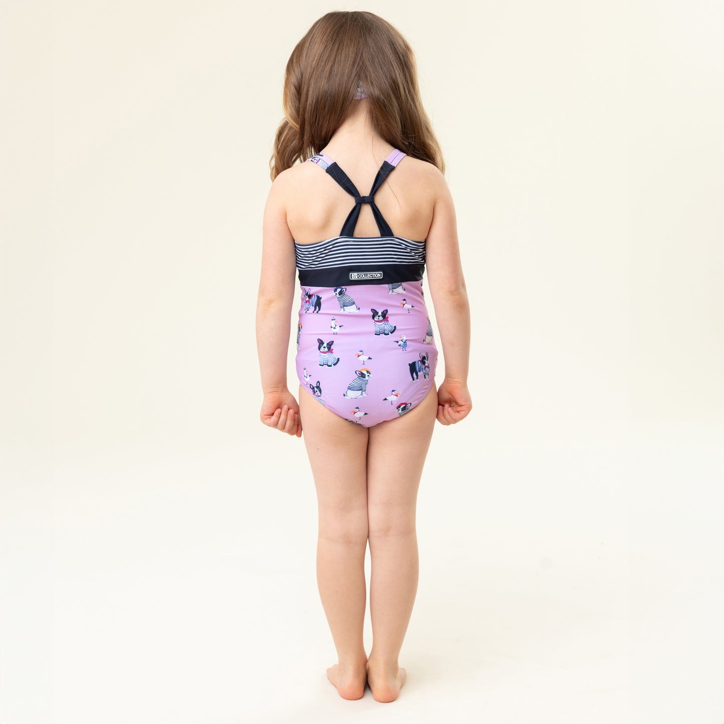 Maillot UV une-pièce Filles Lilas