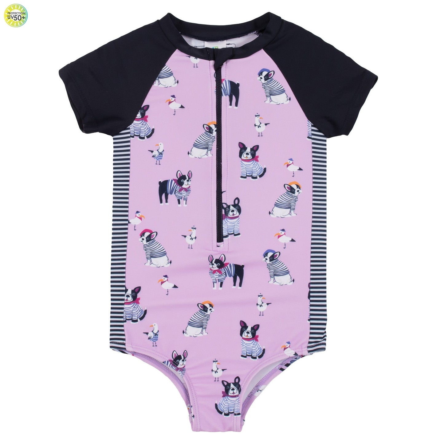 Maillot UV une-pièce Filles Lilas
