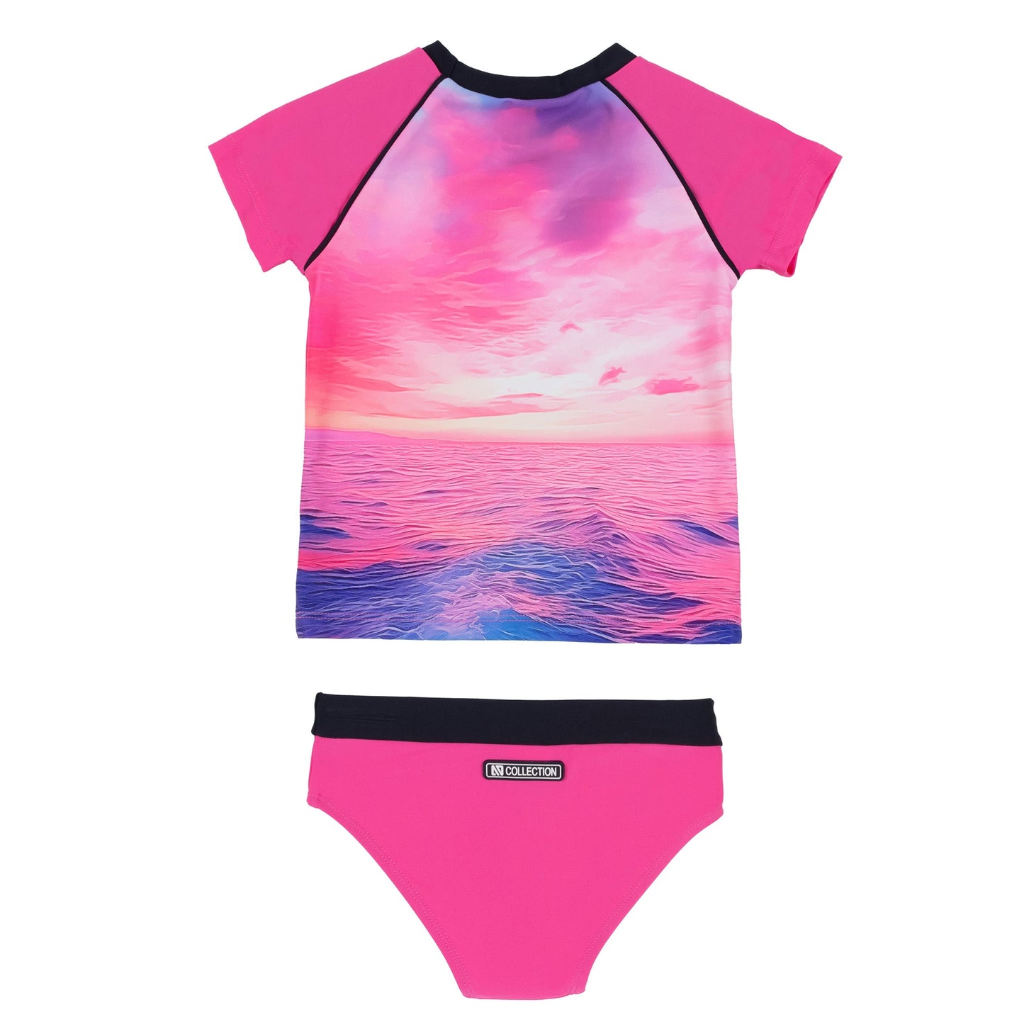 Maillot UV deux-pièces Filles Fuchsia