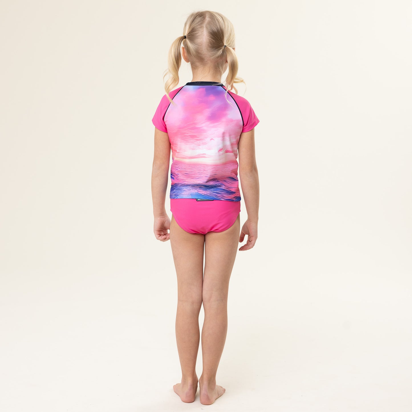 Maillot UV deux-pièces Filles Fuchsia