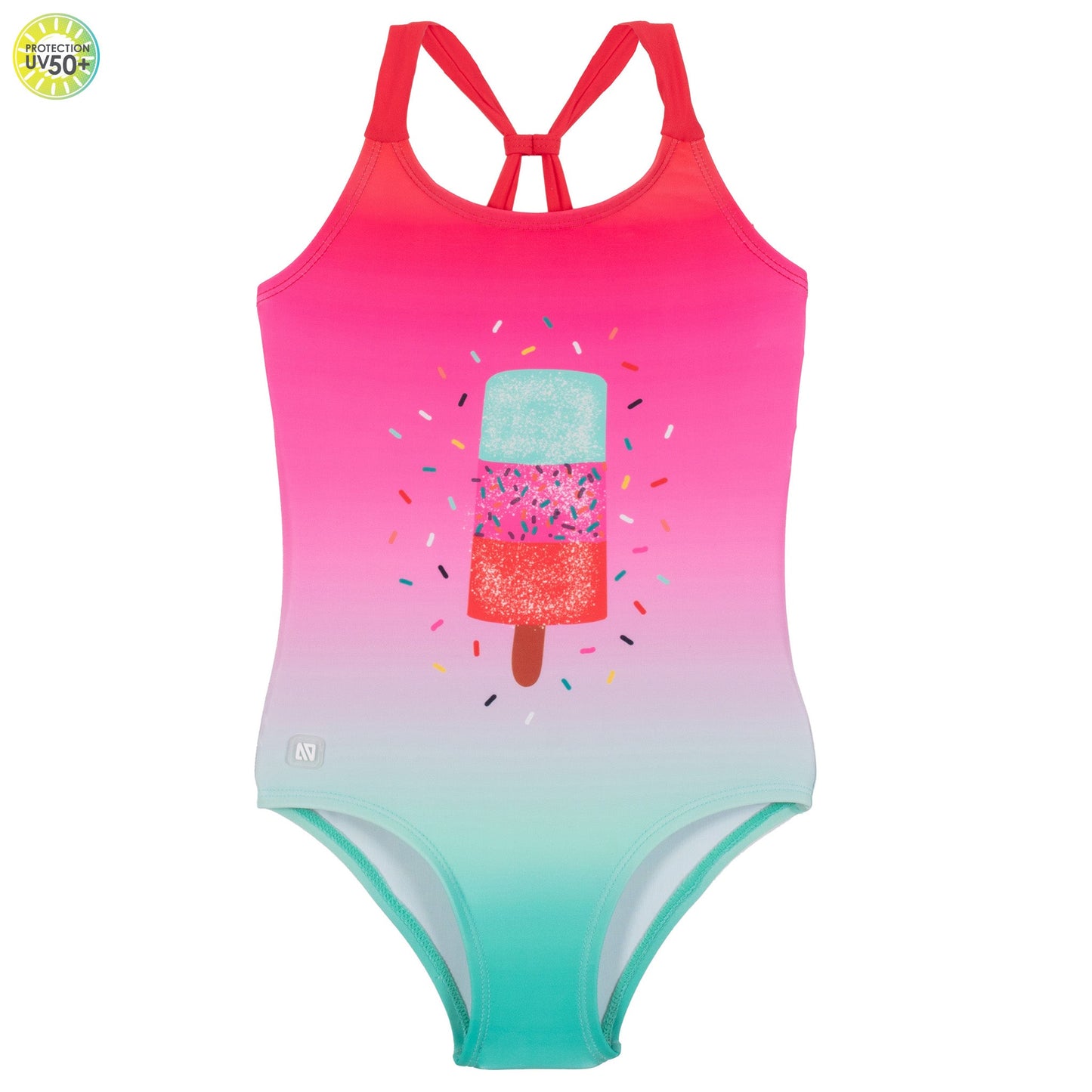 Maillot UV une-pièce Filles Rose