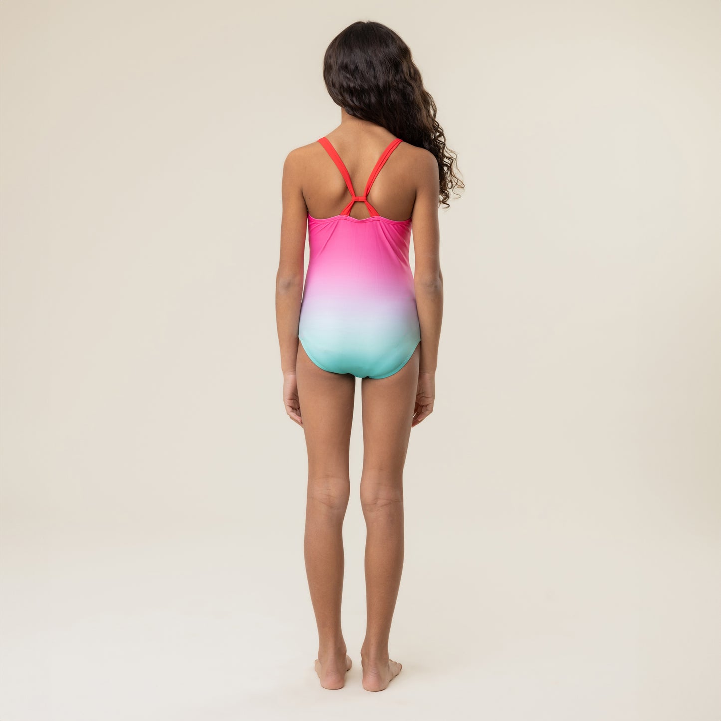 Maillot UV une-pièce Filles Rose