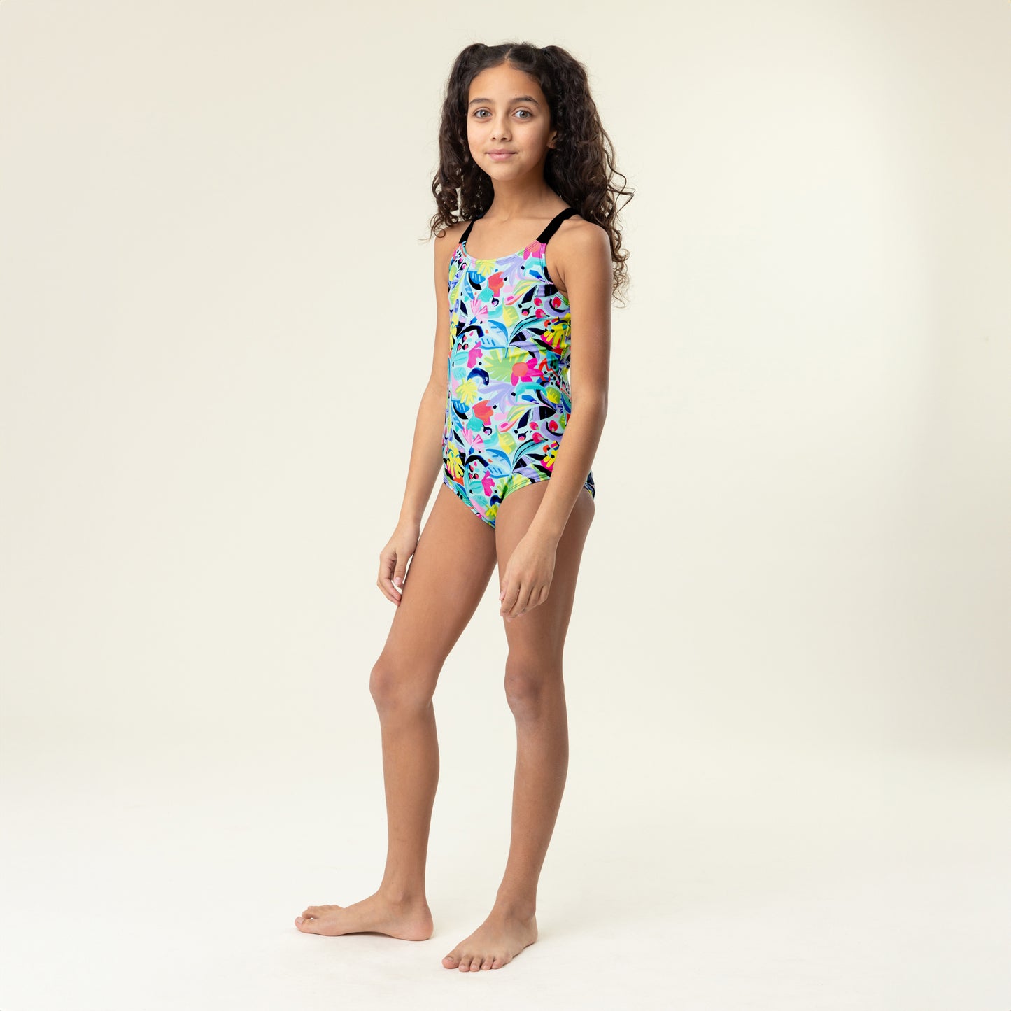 Maillot UV une-pièce Filles Menthe
