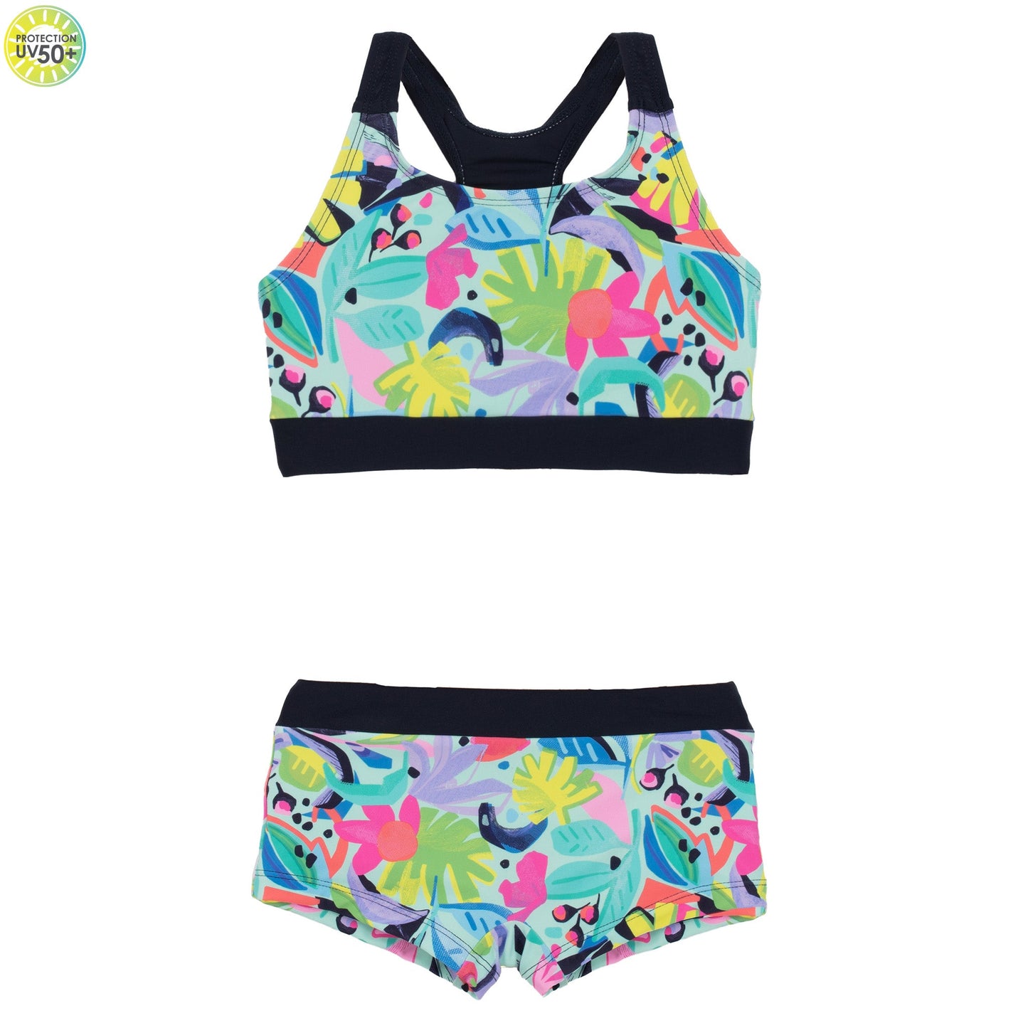 Maillot UV deux-pièces Filles Menthe