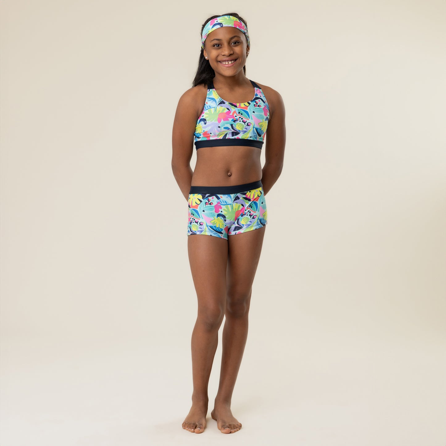 Maillot UV deux-pièces Filles Menthe