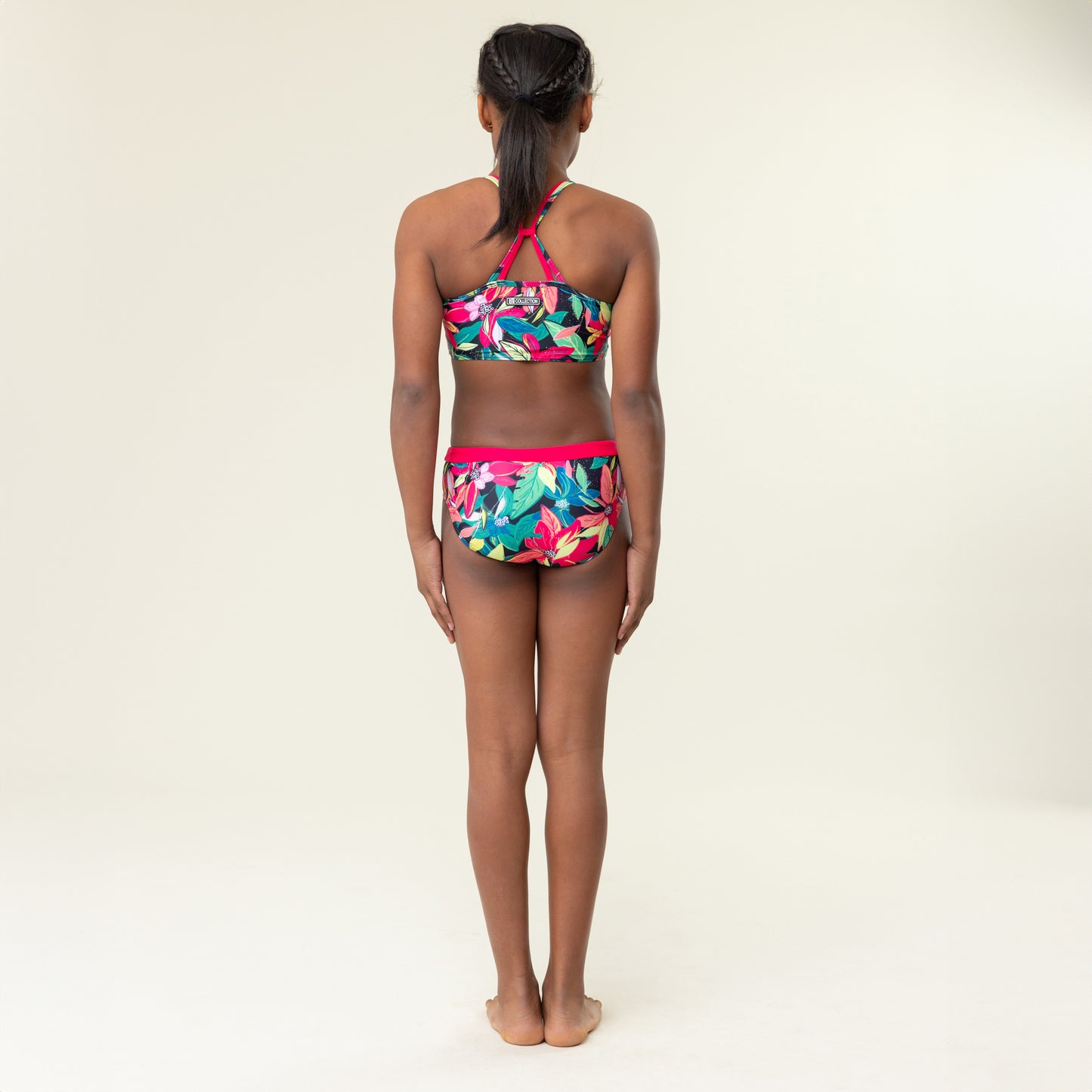 Maillot UV deux-pièces Filles Noir