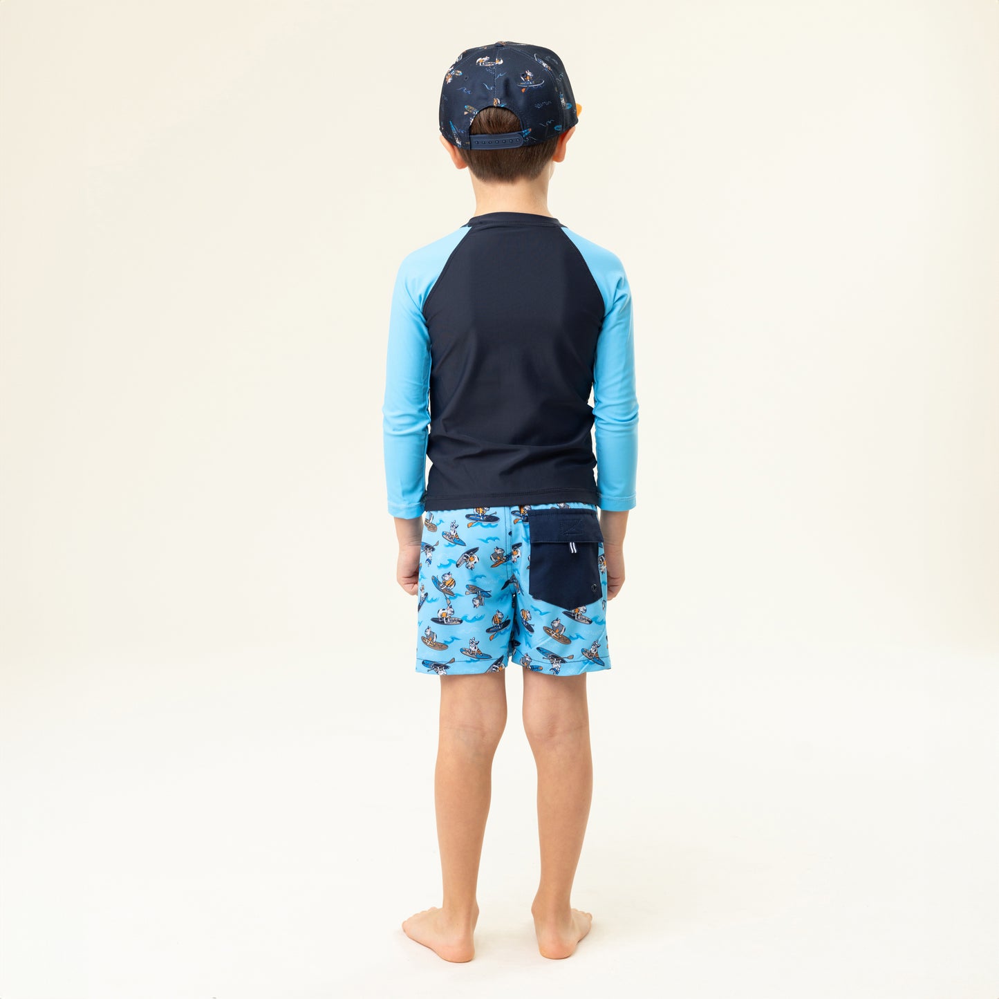 T-shirt maillot UV Garçons Marine