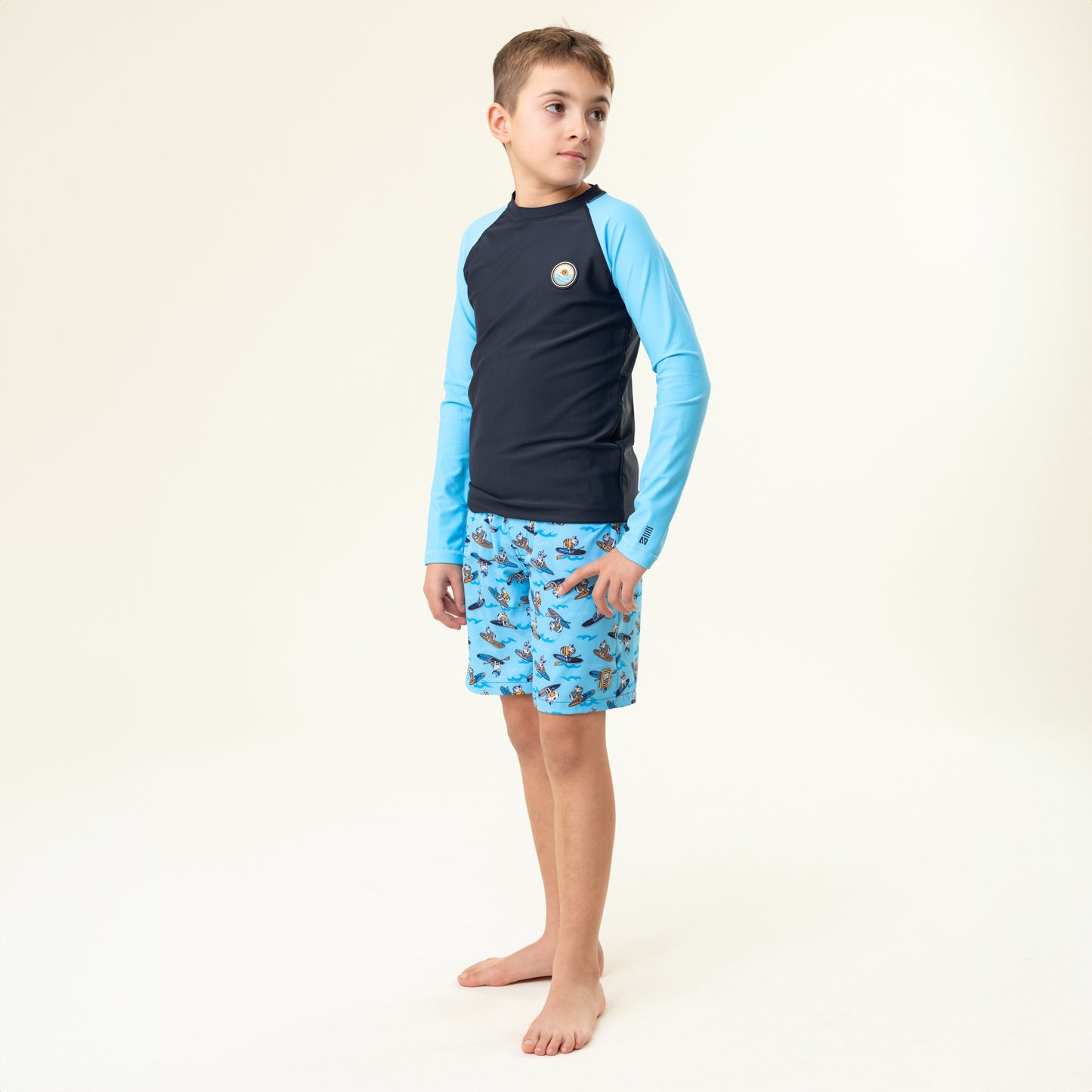 T-shirt maillot UV Garçons Marine
