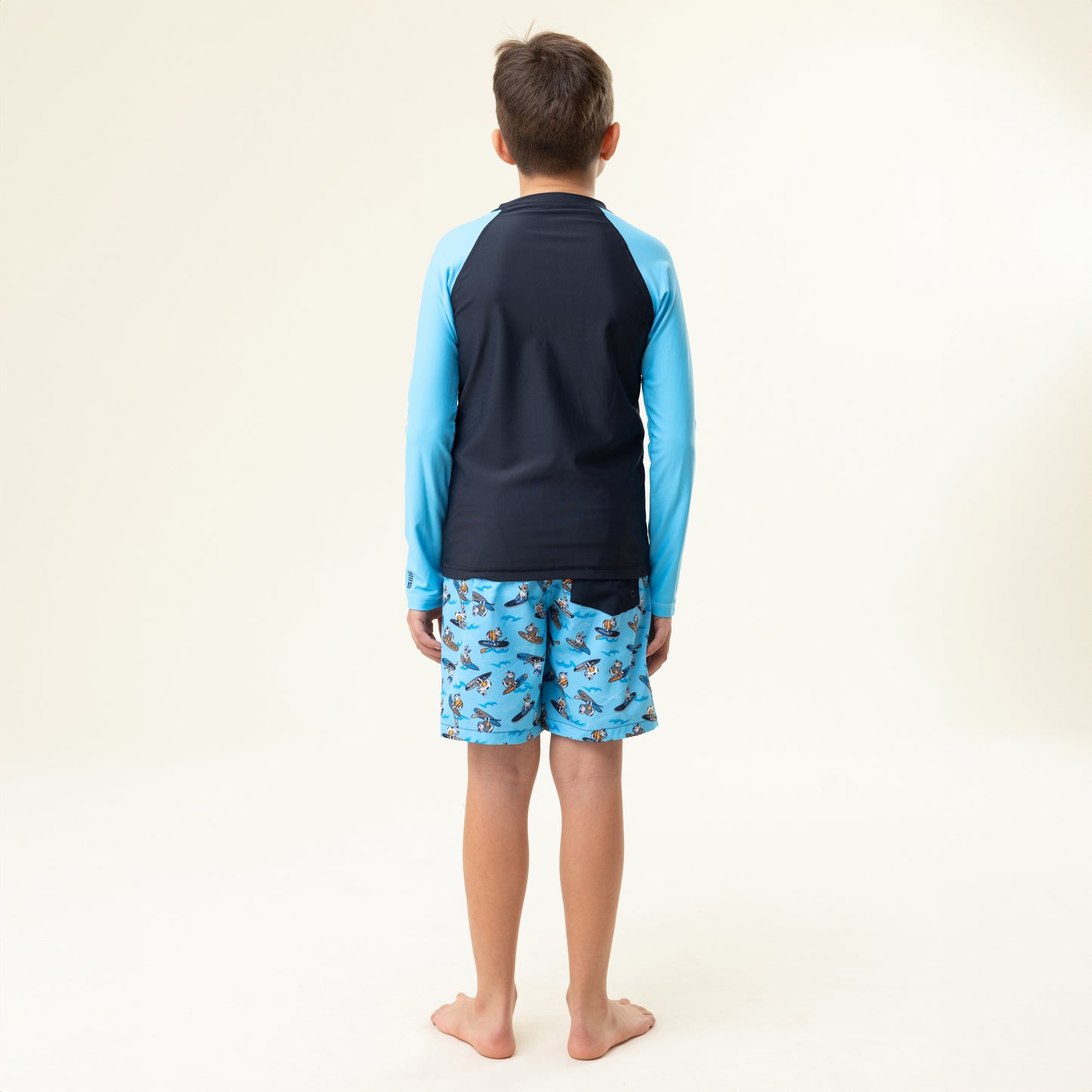 T-shirt maillot UV Garçons Marine