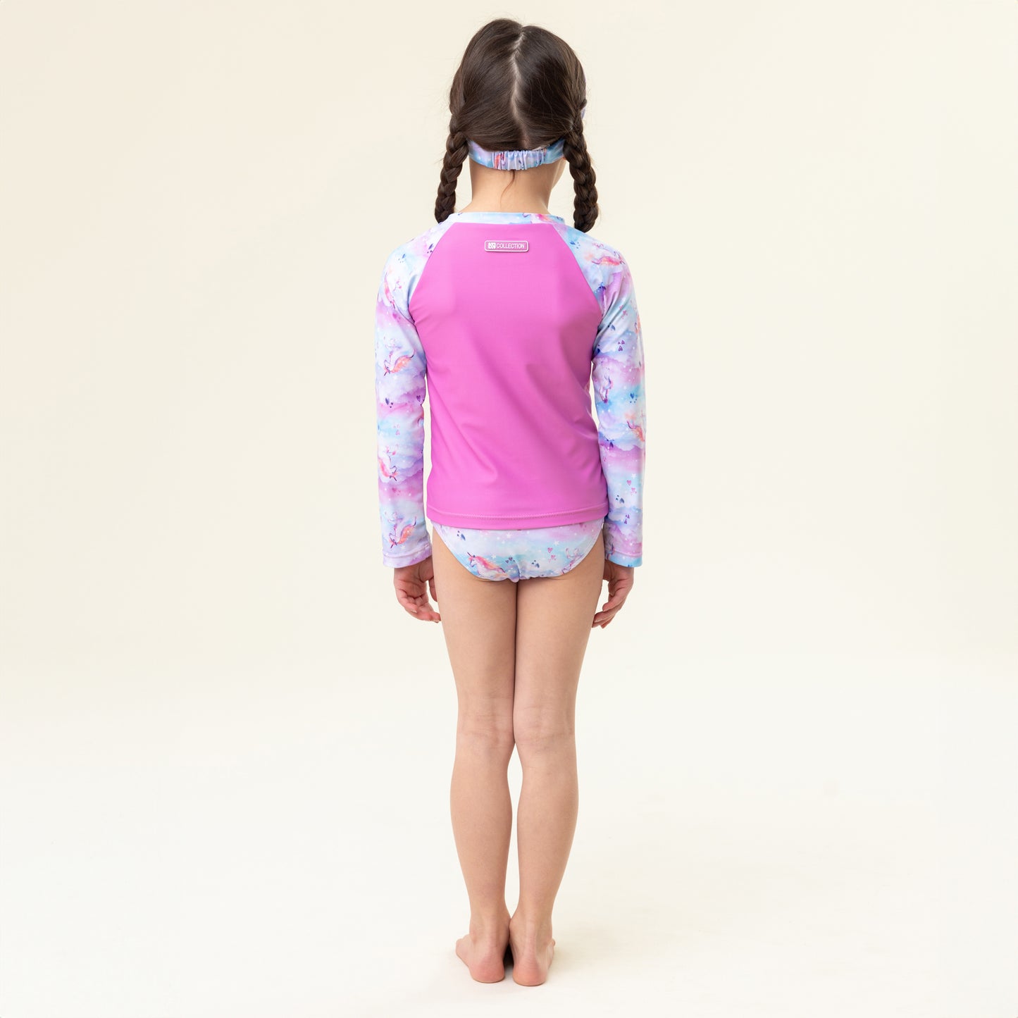 Maillot UV deux-pièces Filles Rose