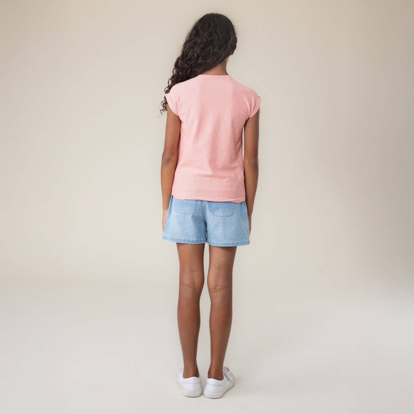 T-Shirt Filles Corail