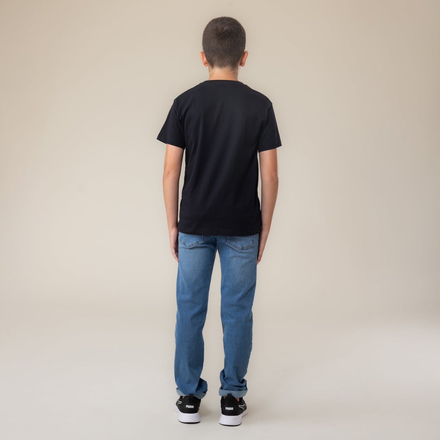 Boys' Black T-Shirt