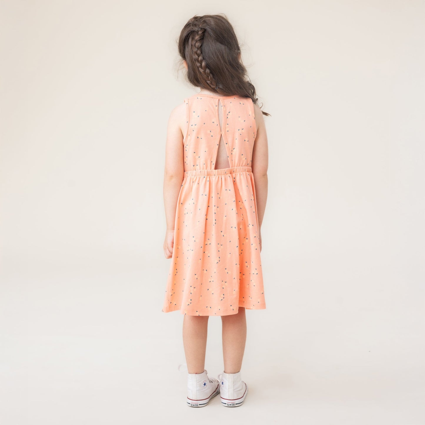 Coral Girls Dress