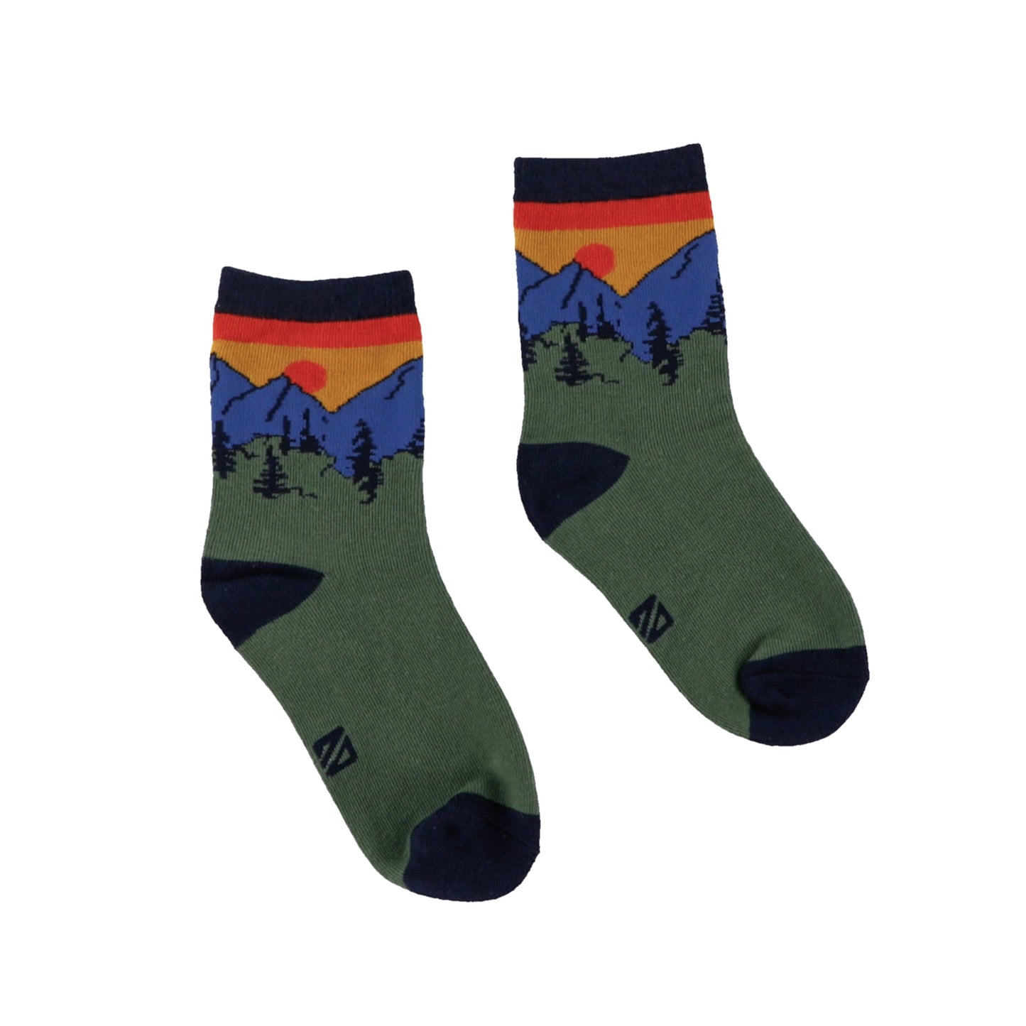 Boys' Green Socks