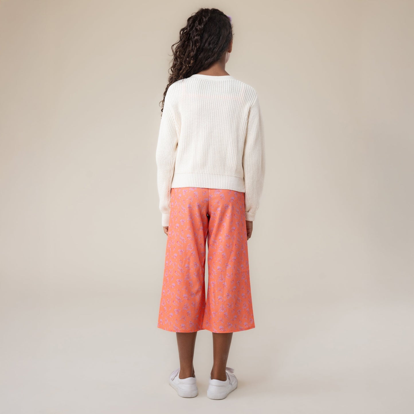 Girls' Ivory Cardigan