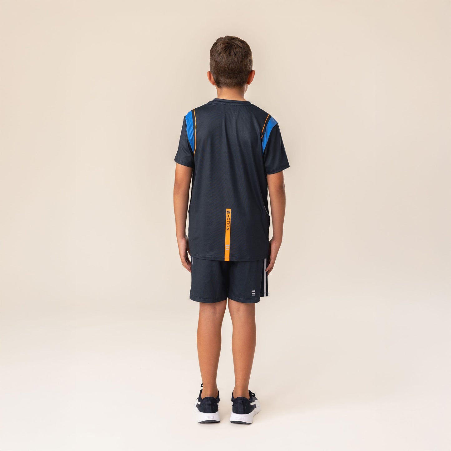 Boys' Navy Athletic Shorts