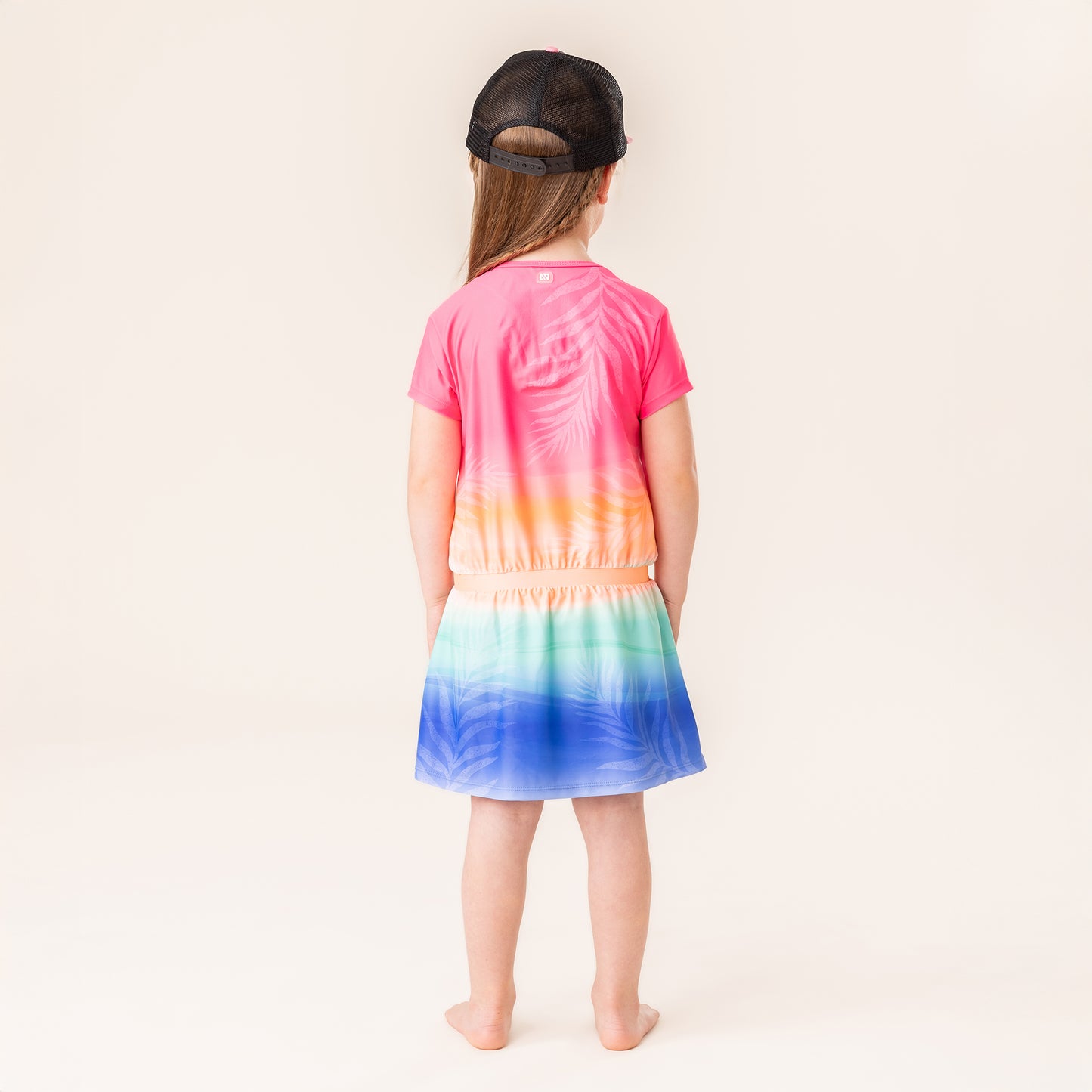 Girls' Pink Beach Dress