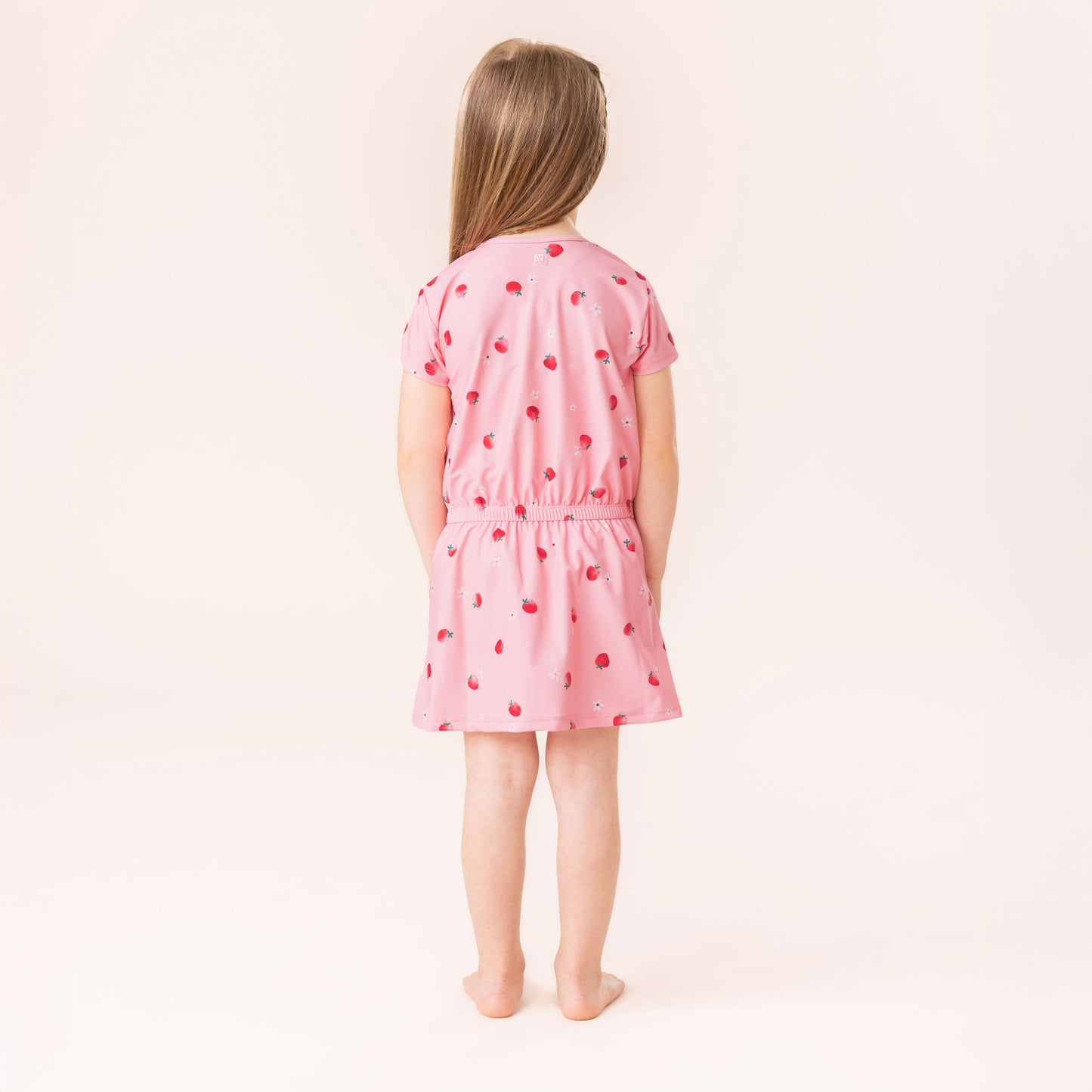 Girls' Pale Pink Beach Dress