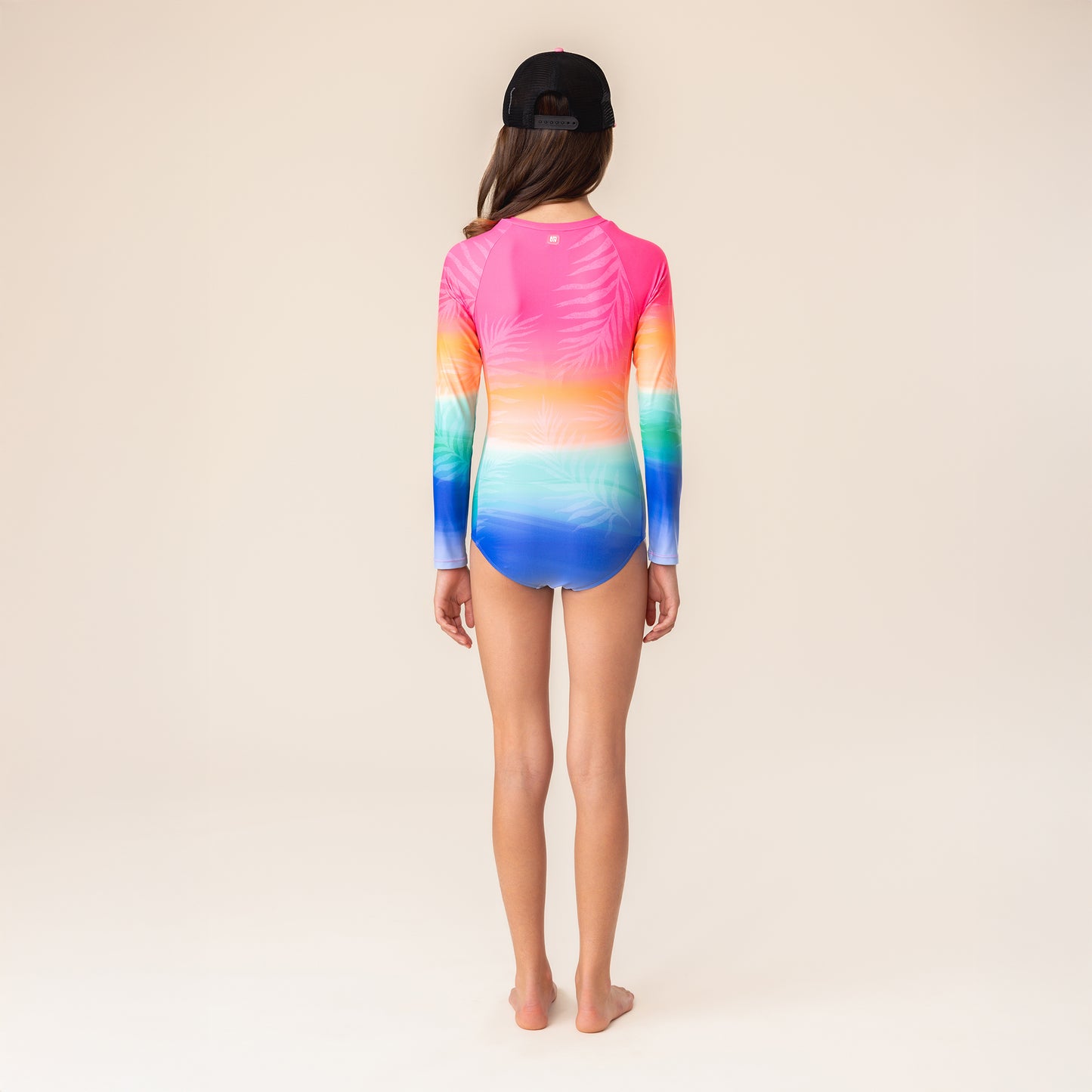 Maillot UV une-pièce Filles Rose