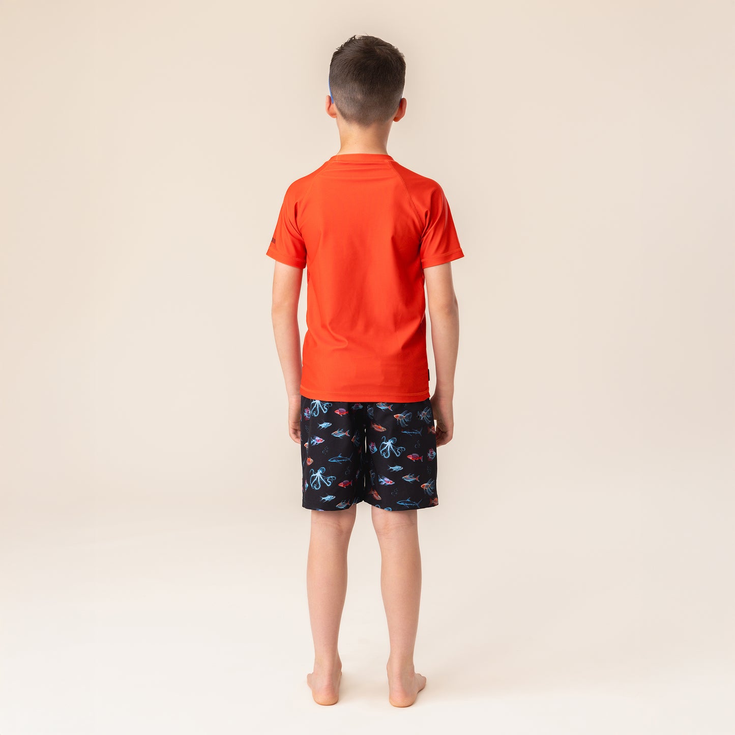 Boys' Orange UV Jersey T-Shirt
