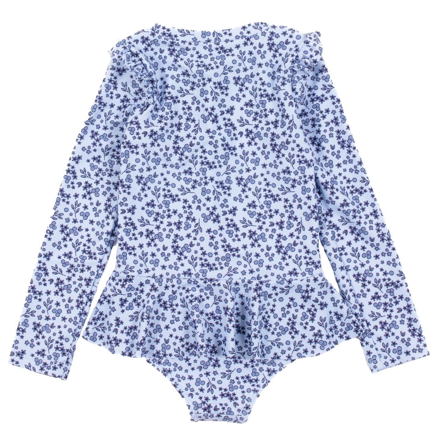 Maillot dermoprotecteur une-pièce Filles Bleu_Pale