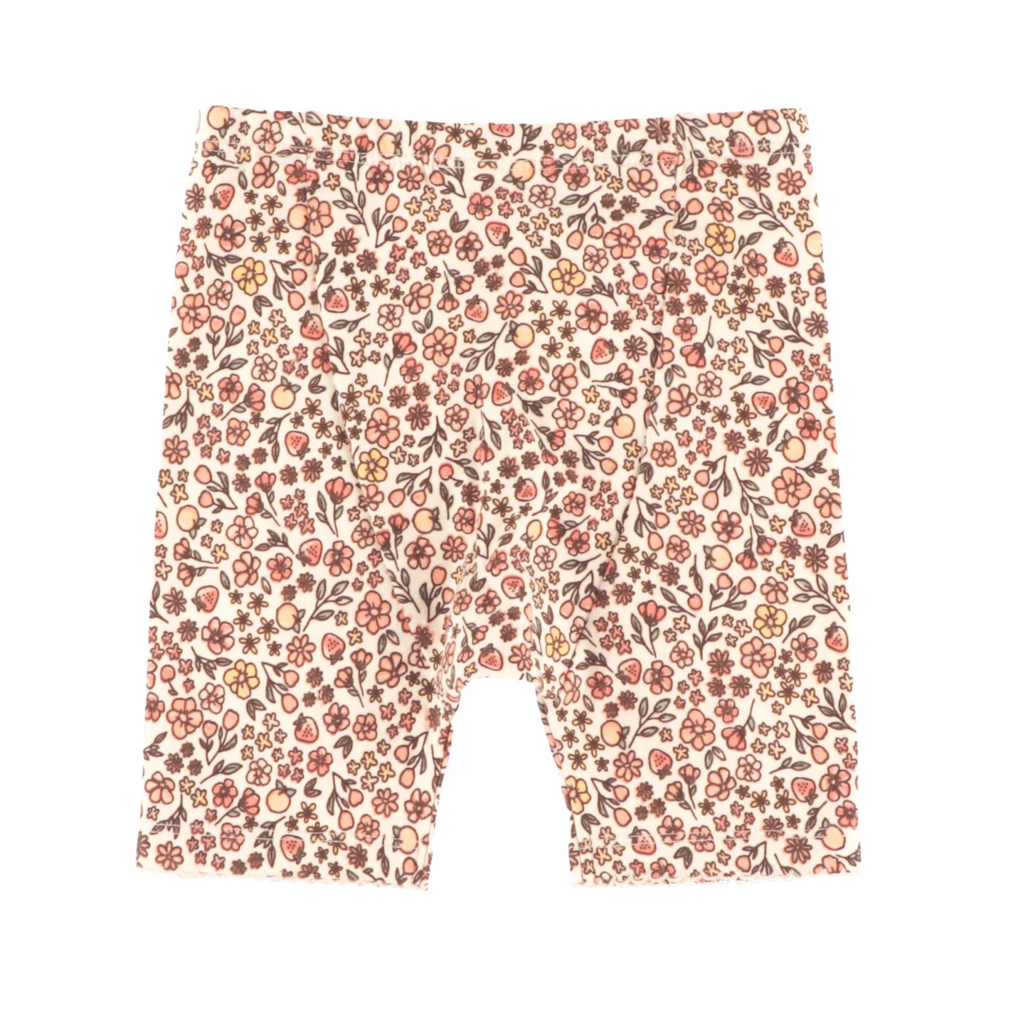 Girls' Two-Piece Brown T-Shirt Set