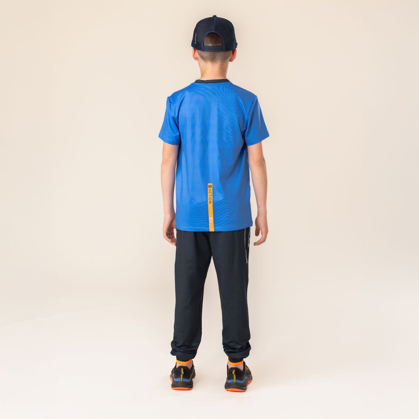 Boys Navy Athletic Pants