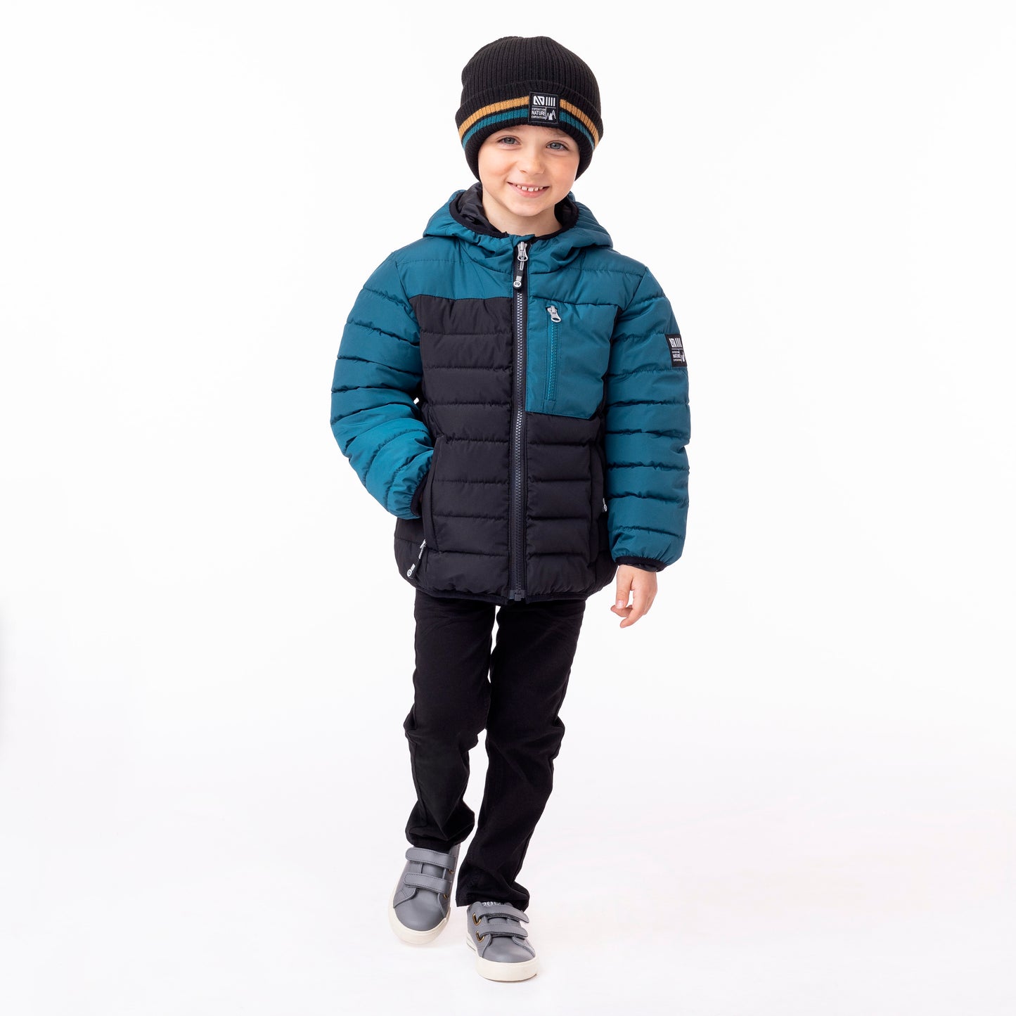 Manteau matelassé Garçons Sarcelle