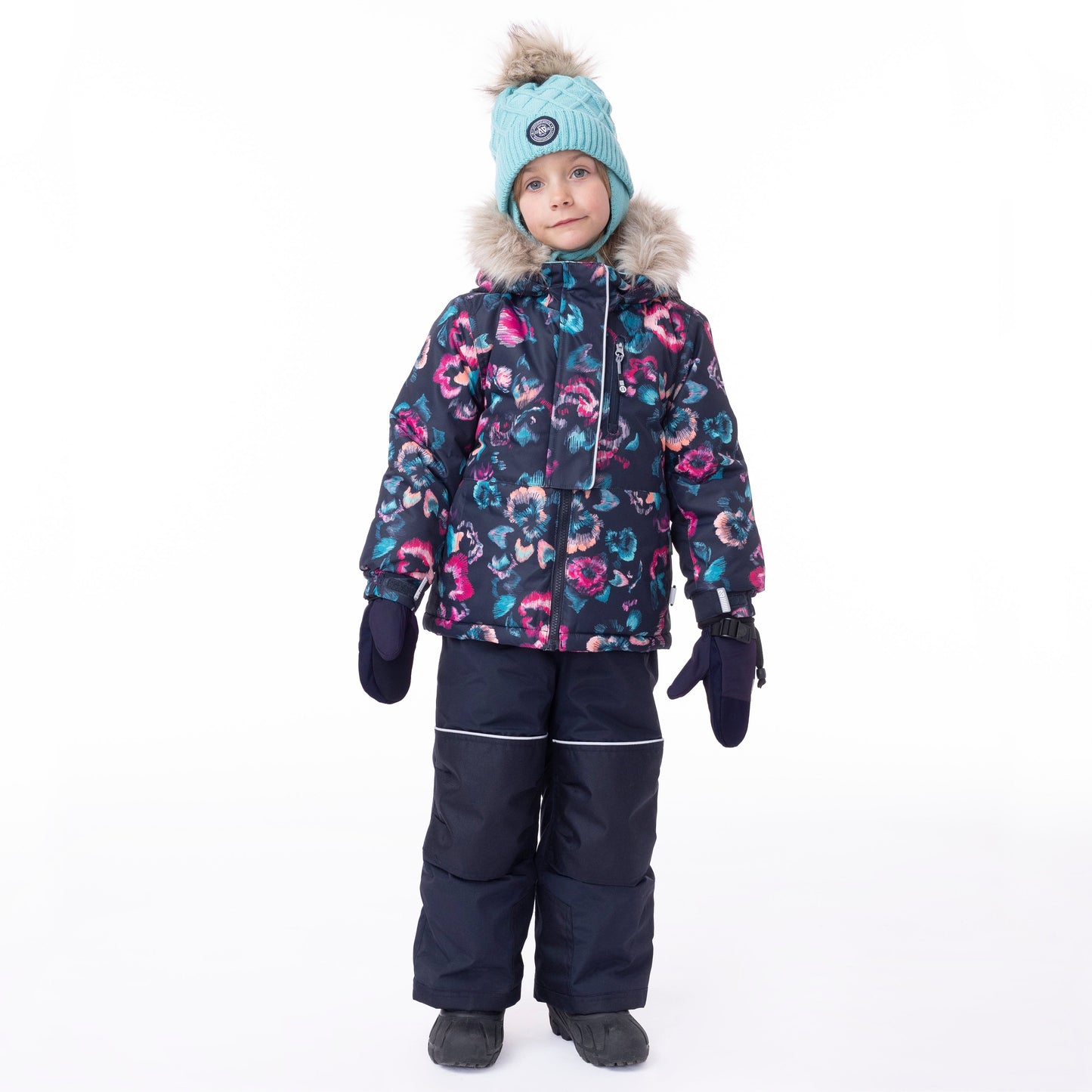 Habit de neige Jade Filles Marine