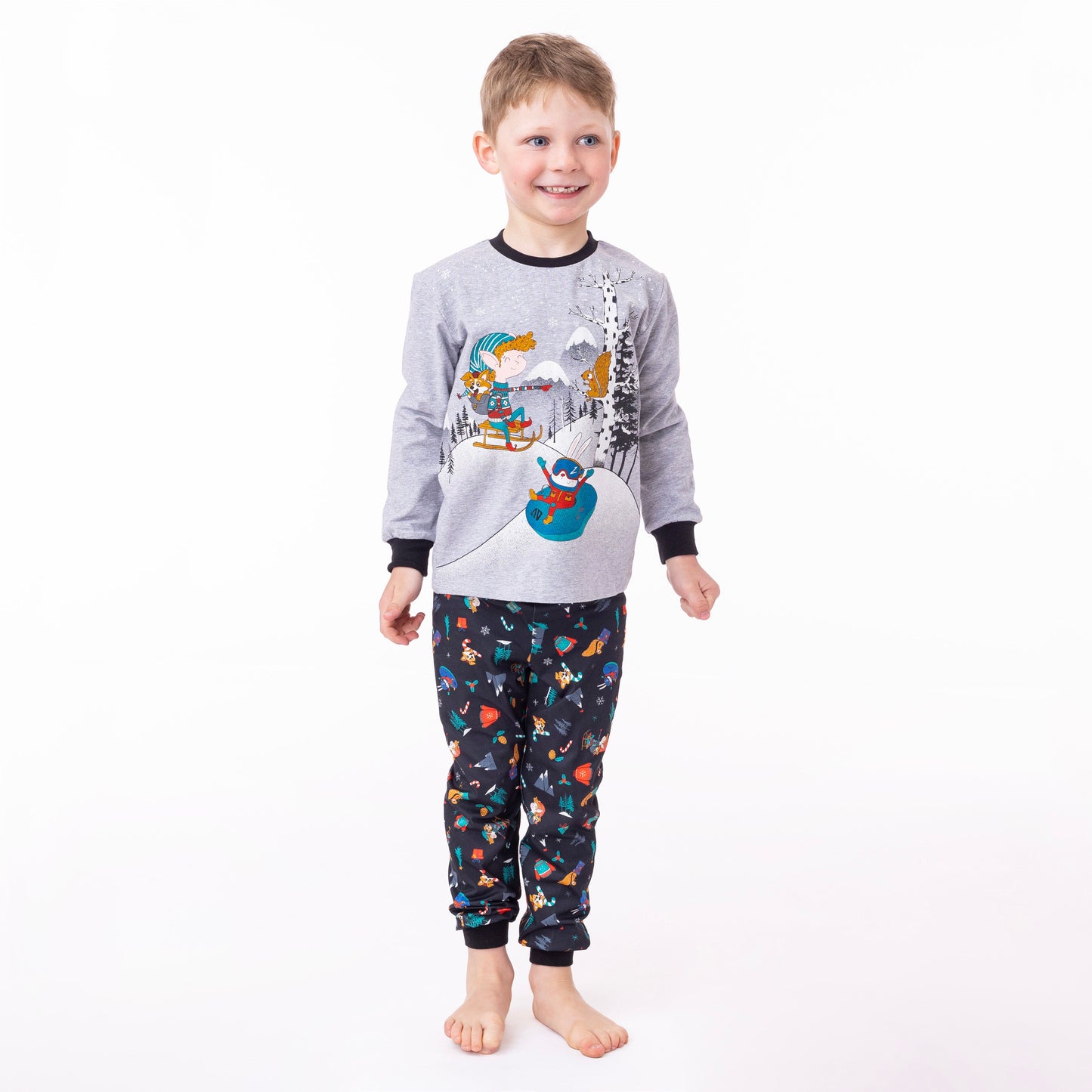 Pyjama Garçon Gris chiné