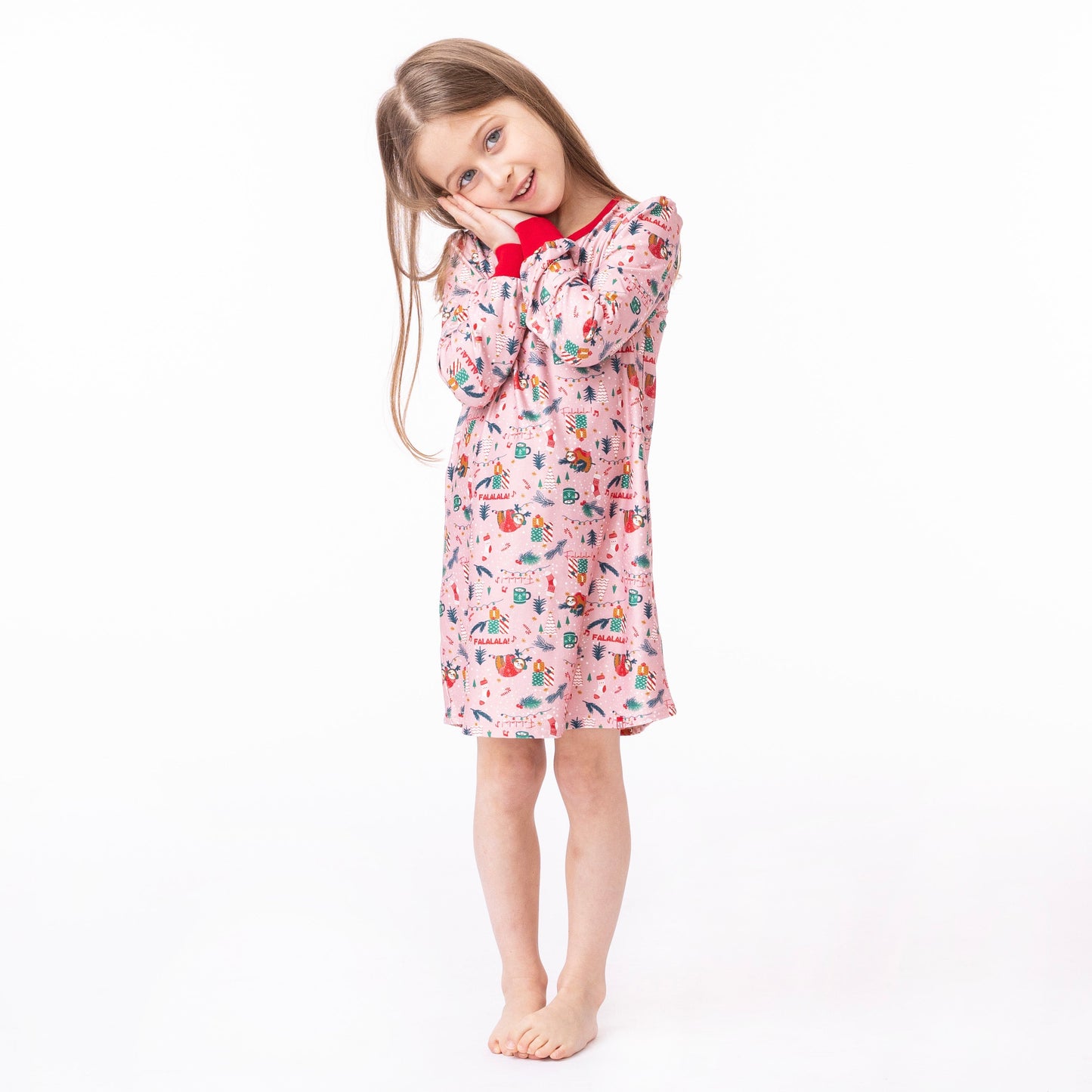 Robe de nuit Fille Rose