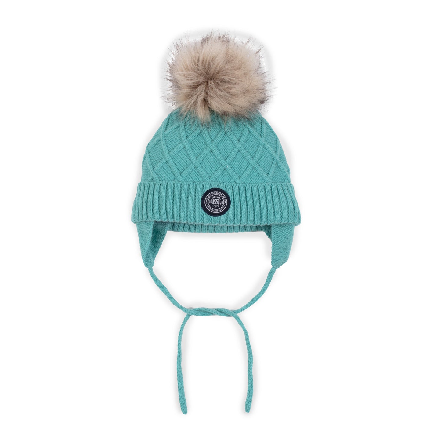 Tuque en tricot Jade Filles Turquoise