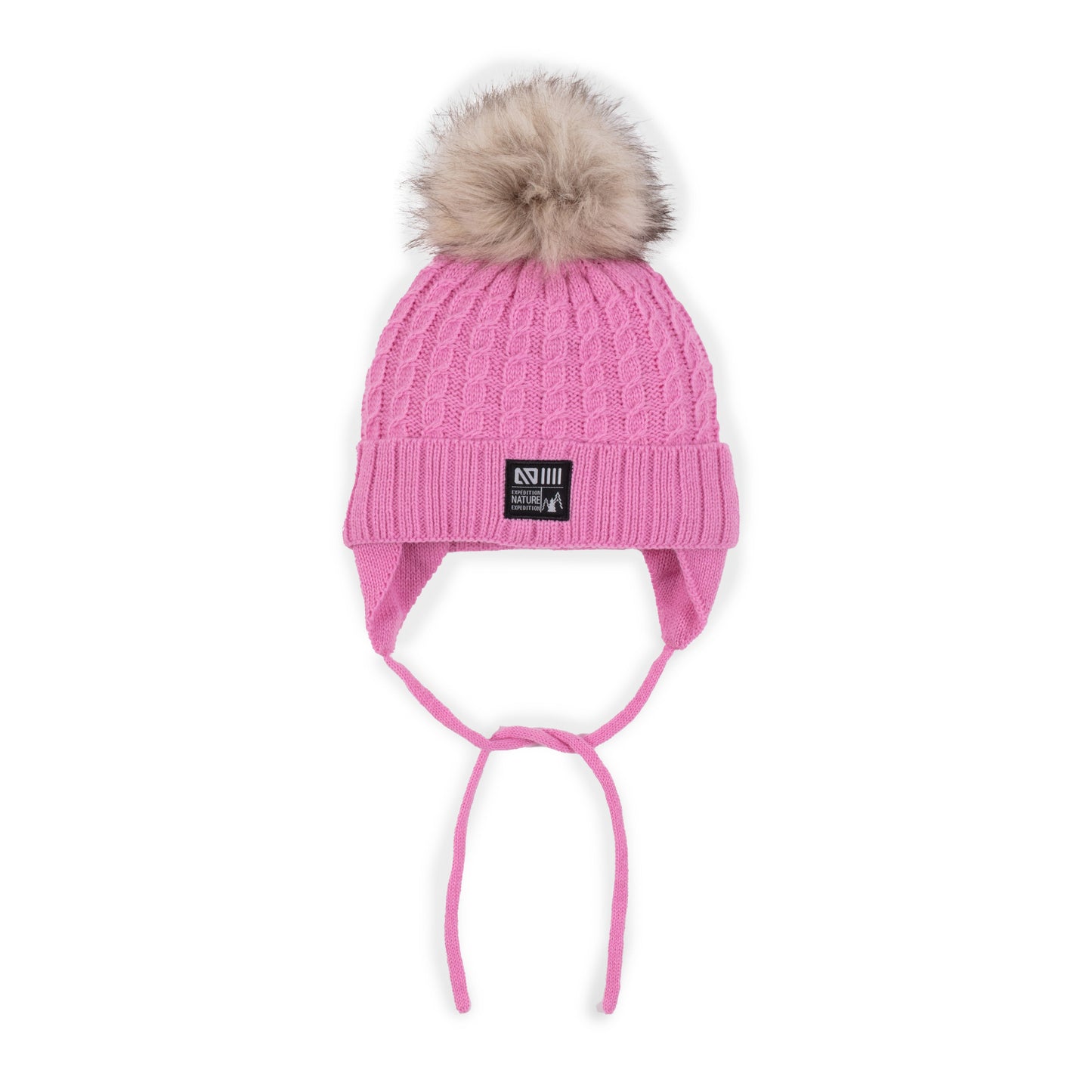 Tuque en tricot Alexanne Filles Rose