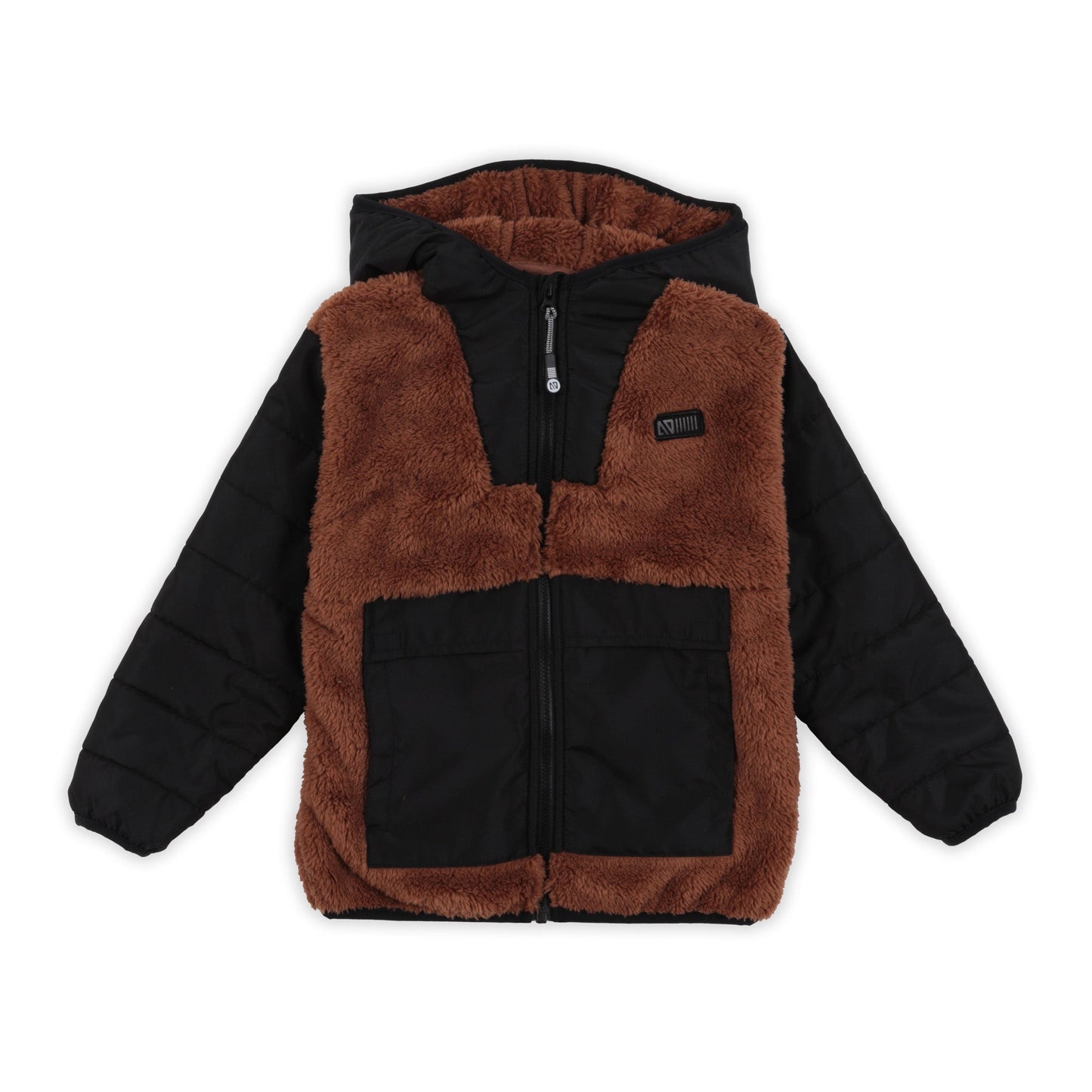 Veste à capuchon Garçons Taupe