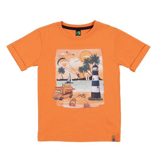 T-shirt  Garçons Orange