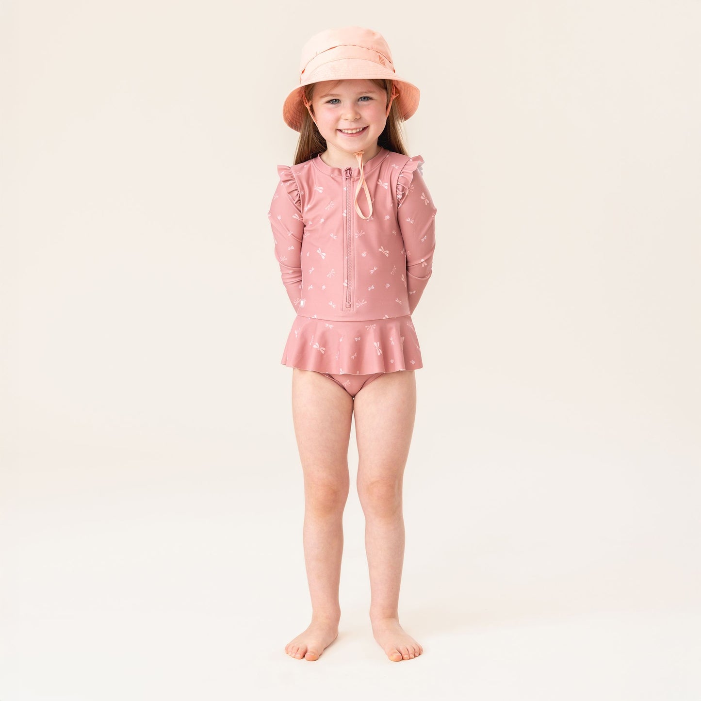 Chapeau UV  Filles Corail