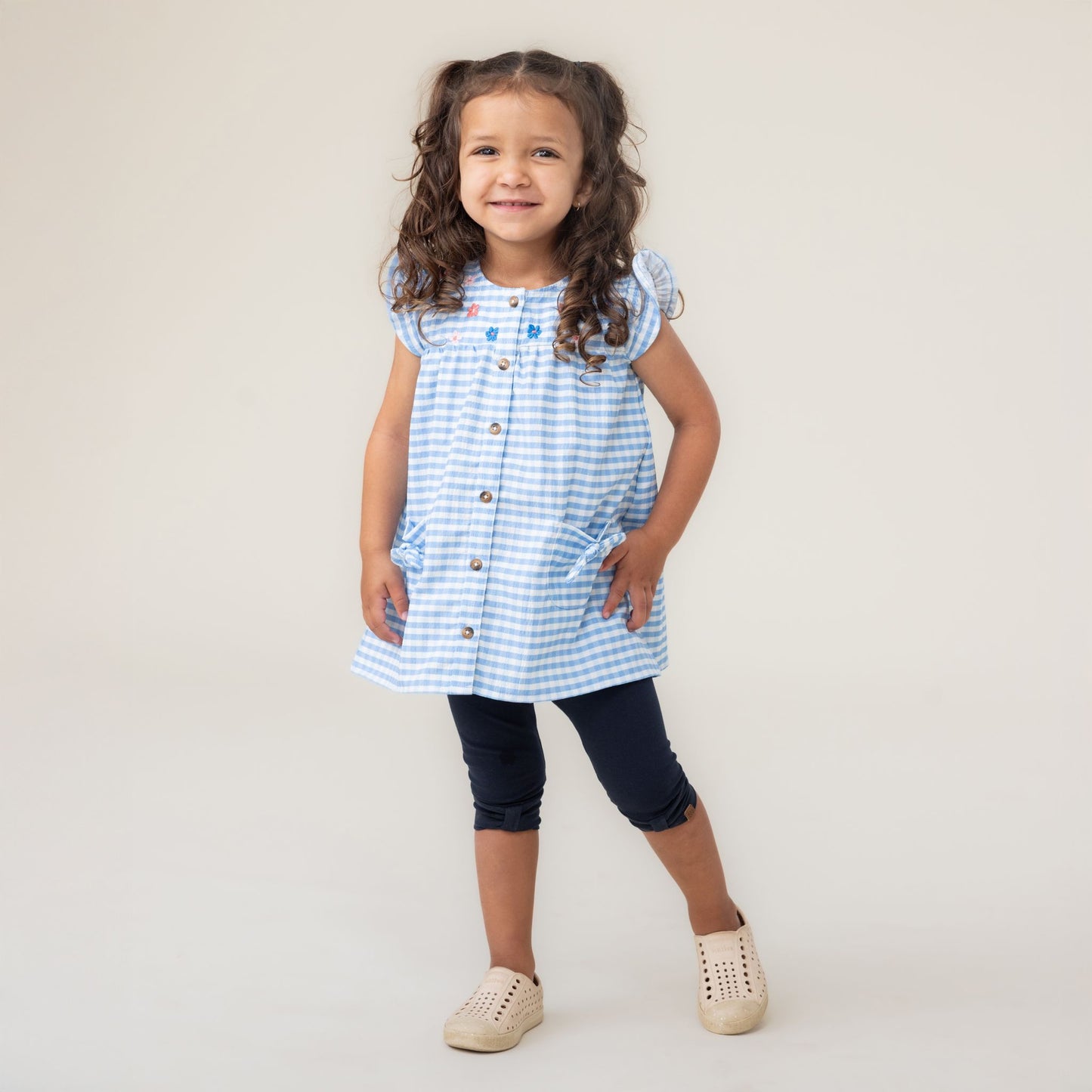 Robe  Filles Bleu Pâle