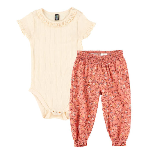 Ensemble cache-couche deux-pièces  Filles Beige