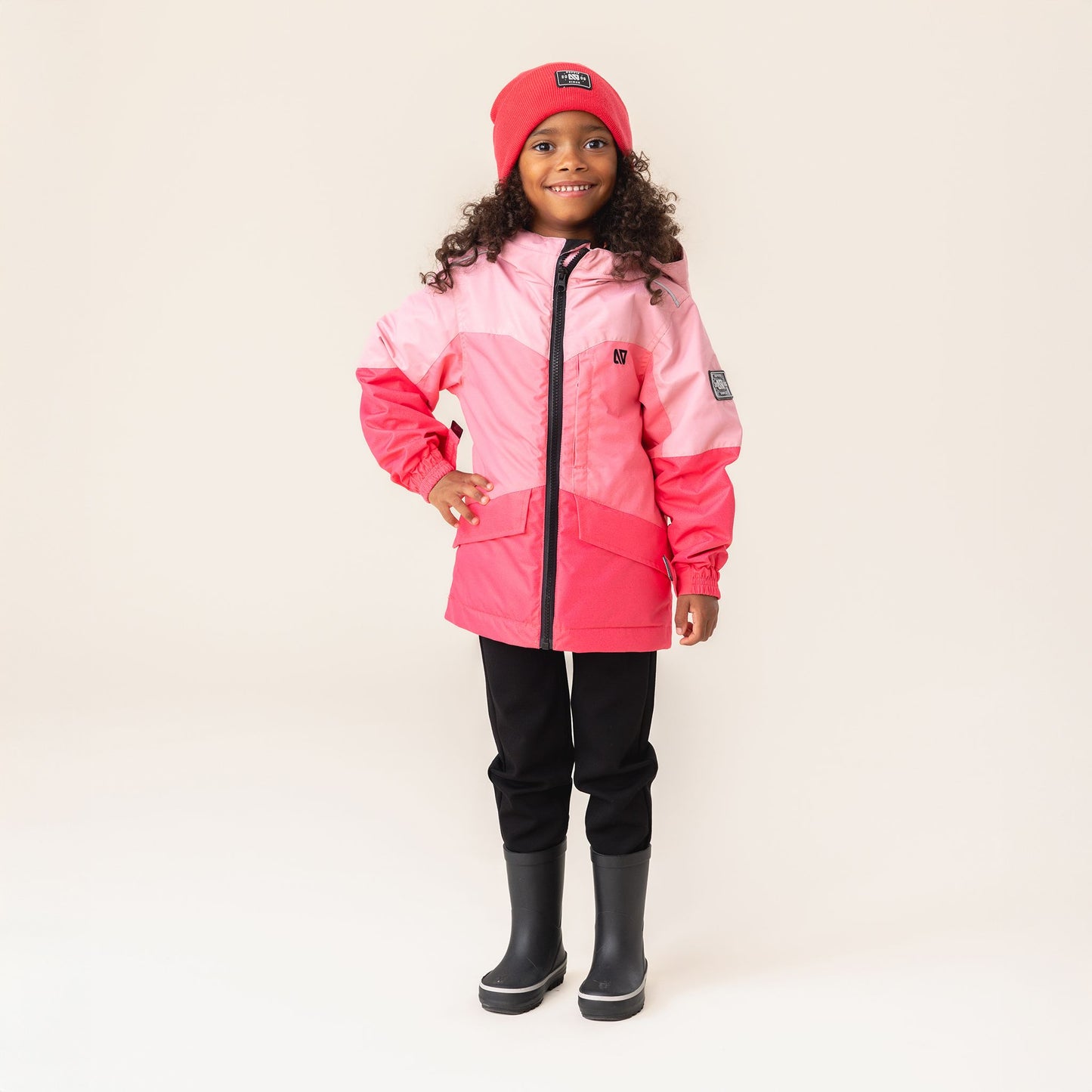 Tuque en tricot  Unisexe Rose