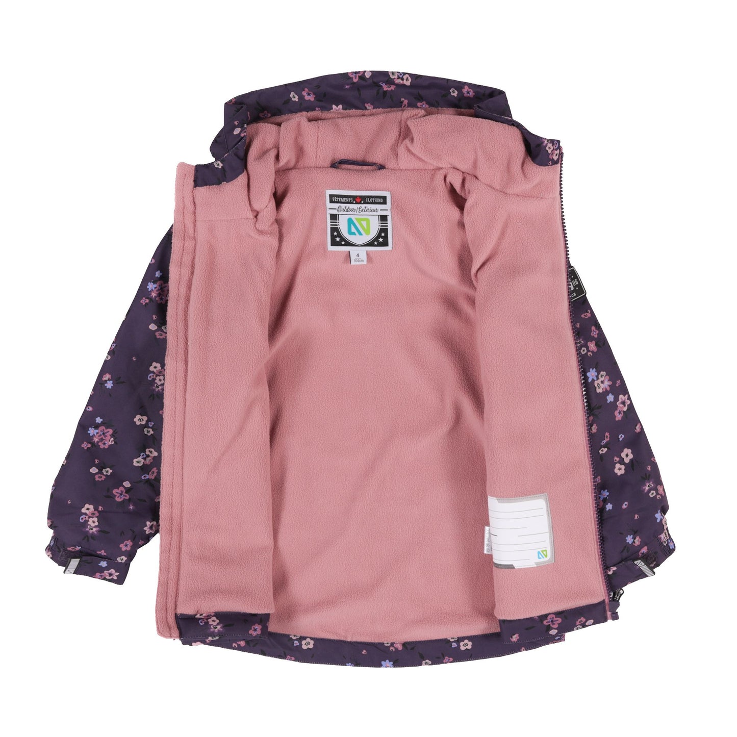 Ensemble de pluie Amélia bébé Filles Violet