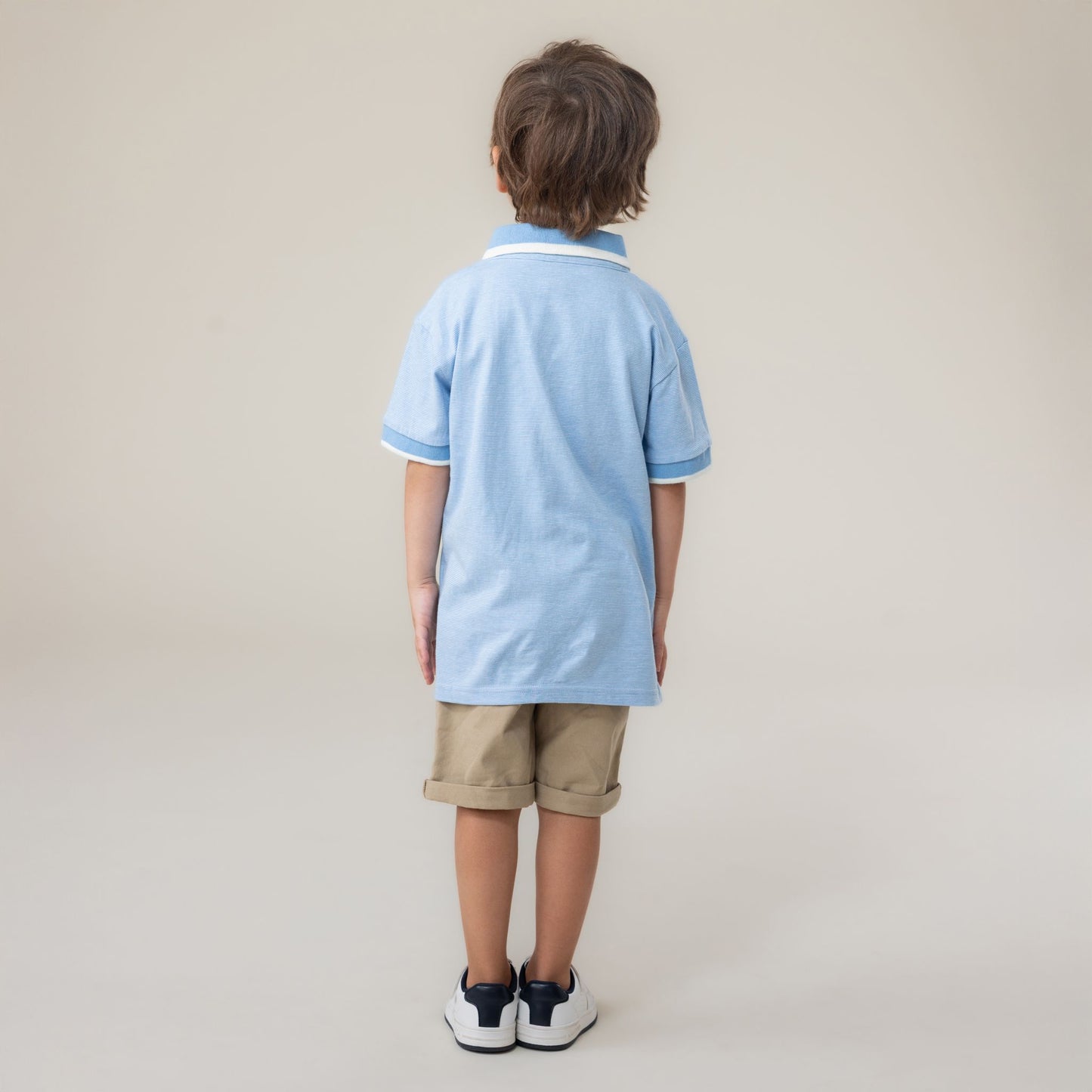 Polo  Garçons Bleu Pâle