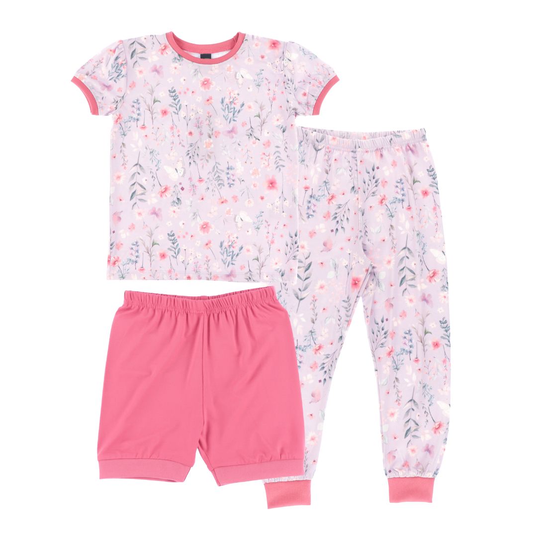 Pyjama 3 mcx  Filles Lilas