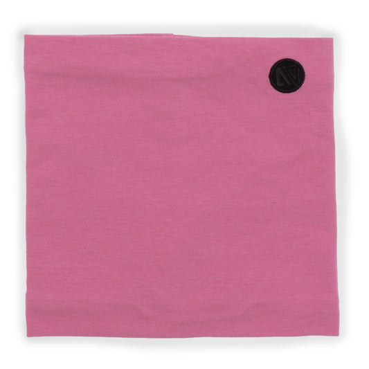 Cache-cou en jersey doublé en micropolaire  Filles Rose
