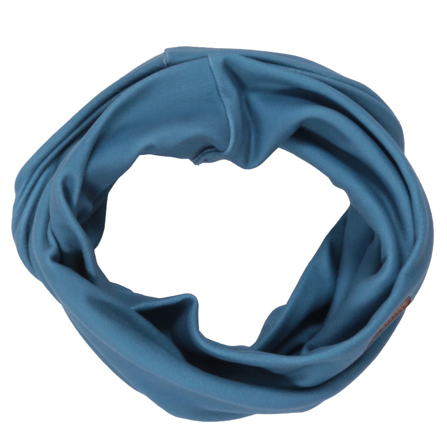 Cache-cou en jersey brossé doublé Bleu Bébé