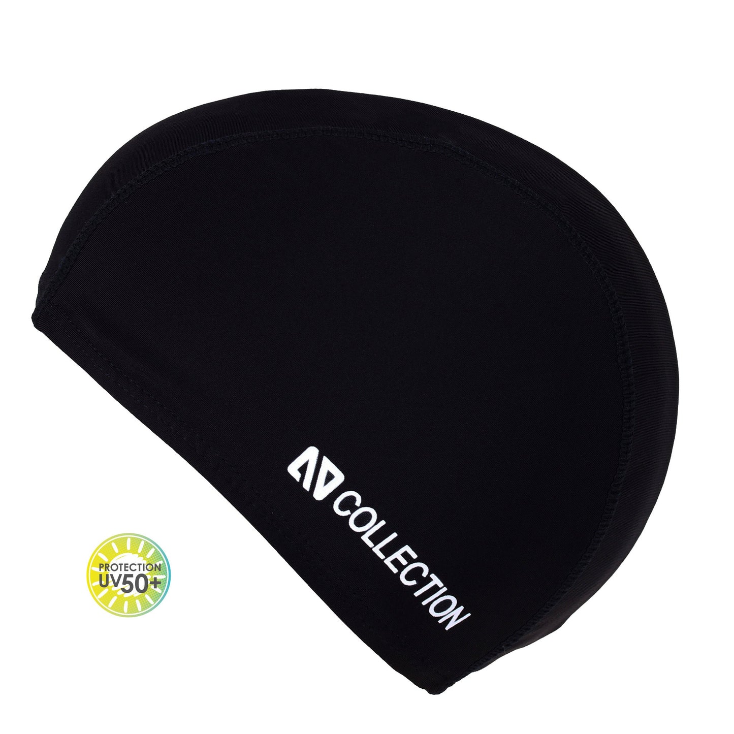 Unisex Black Baby Swim Cap