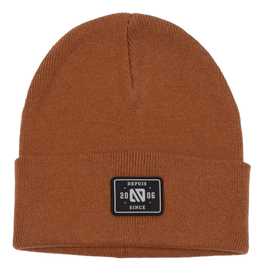 Tuque en tricot  Unisexe Brun