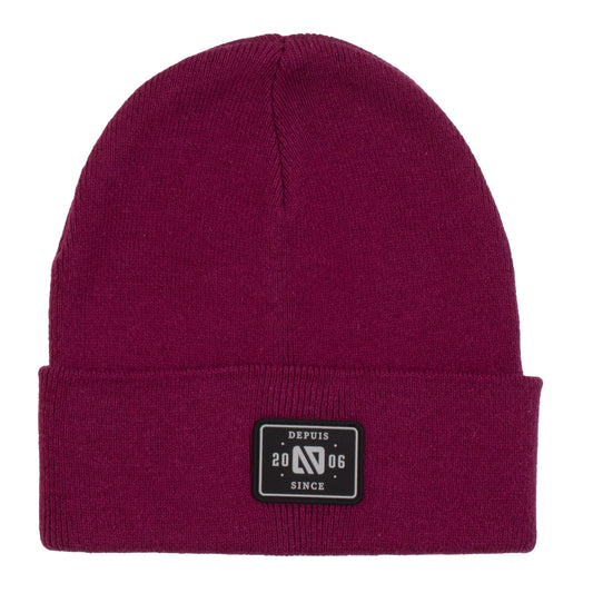 Tuque en tricot  Unisexe Mauve