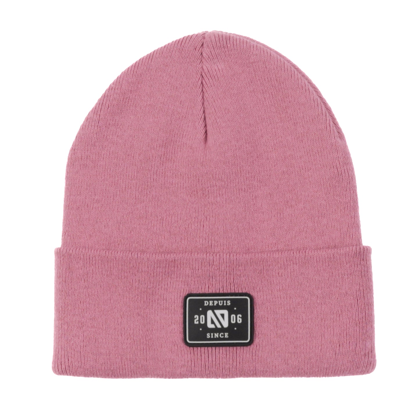 Tuque en tricot  Unisexe Mauve